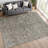 Machine Washable Indoor/Outdoor Chantille ACN2324 Ikat Rug-823308408