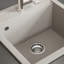 Dakota Fields Carneal 510mm W Single Bowl Granite Drop-In Kitchen Sink-2103108496
