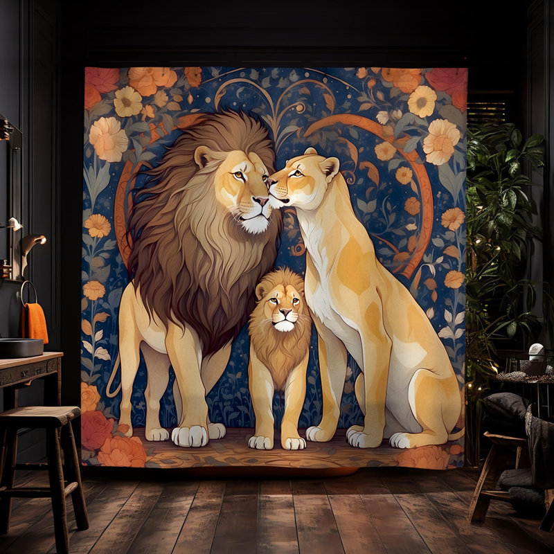 Rideau de douche Albert Lion