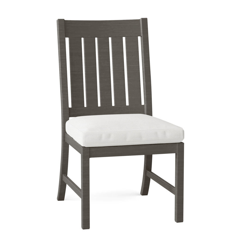 Chaise d'appoint club / croquet en aluminium - Gris ardoise, Pas de soudure, Dentelle Rollo, Gris ardoise