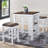 Compact And Functional Counter Dining - Rustic Finish Built To Endure