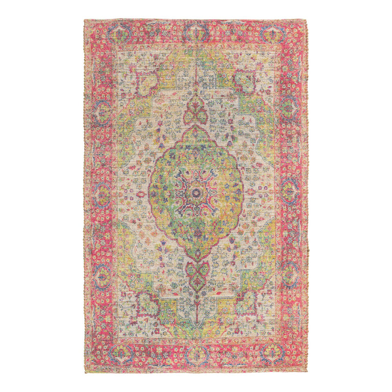 Tapis Watkin - rose ivoire, Rectangle 5 pi 3 po x 8 pi