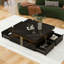 Table basse moderne carrée avec rangement à 4 tiroirs-339547020