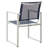 Metal Outdoor Stacking Dining Armchair