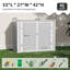 Rangement extérieur en résine de 8 pi x l 10 pi avec plancher
