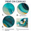 Vert orange, spirale cosmique abstraite, natures mortes I - abstrait, natures mortes, art mural-717048099-717048098-717048103