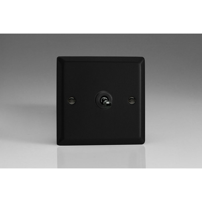 Wall Mounted Light Switch, Black