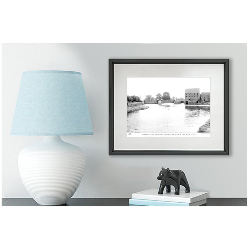 Sutton Upon Derwent, Elvington Sluice And Weir C1960 by Francis Frith - Single Picture Frame Print, 60cm H x 80cm W x 2.3cm D