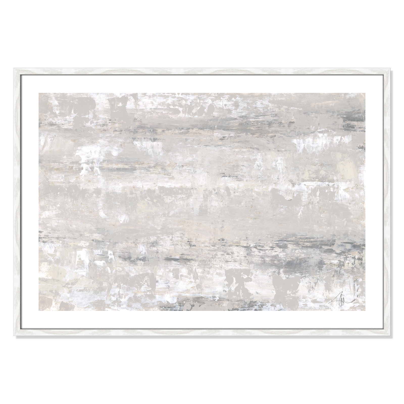 Desert Winds by Filippo Ioco - Print, White Wood Framed Paper, 29.5" H x 41.5" W x 0.75" D