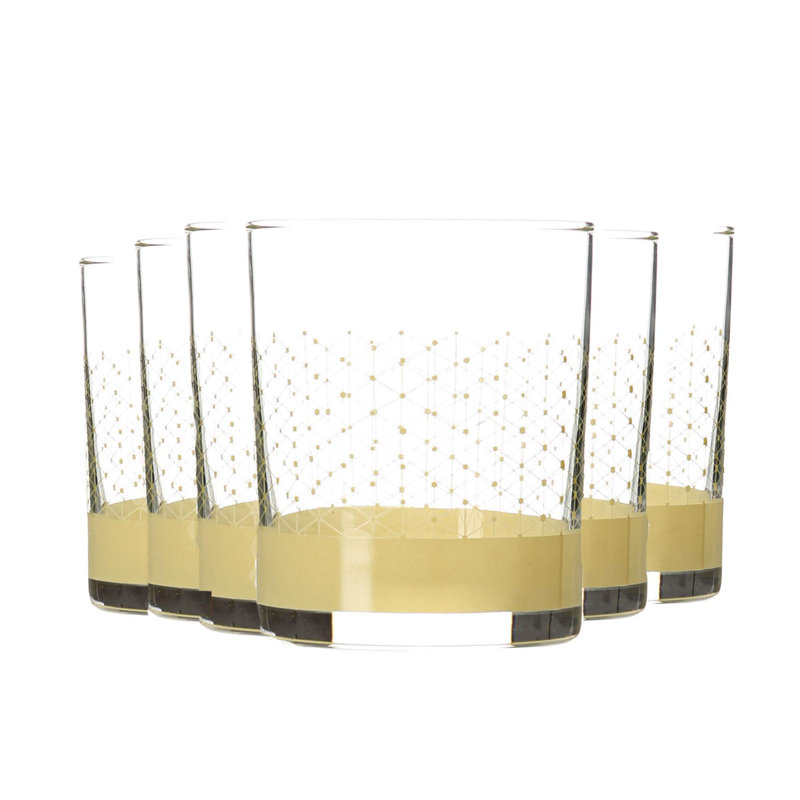 280ml Whiskey Glass, Yellow, 6