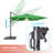 Jamestown 132'' Lighted Cantilever Umbrella with a Base-718349386