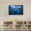 Sunlit Ocean Whales Peaceful Serene Tranquil Whale Nature Ocean Wall Art Print 1 Piece Wrapped Canvas Wall Art-1979649575