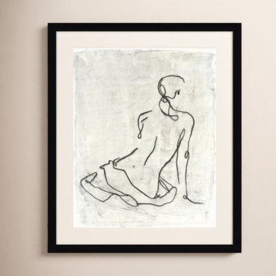 Embellished Gestural Contour I (Nude) by Ethan Harper
