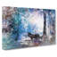 Wolf in a Magical Forest in Abstract - Wrapped Canvas-55302559