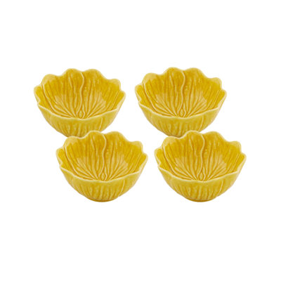 Flora Earthenware Rice Bowl