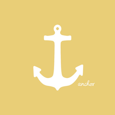 Little Anchor - Wrapped Canvas Print