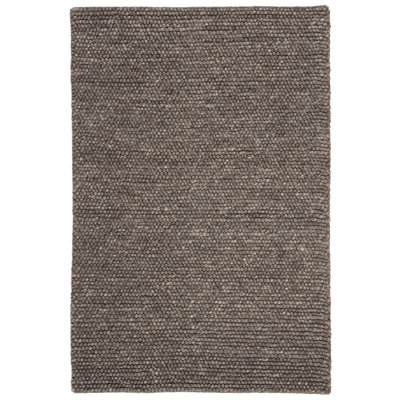 Carisbrooke Lauren Ralph Lauren Hand Woven Wool/Cotton Solid Color Rug in Chocolate