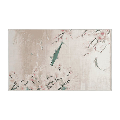 Machine Washable Beige Area Rug