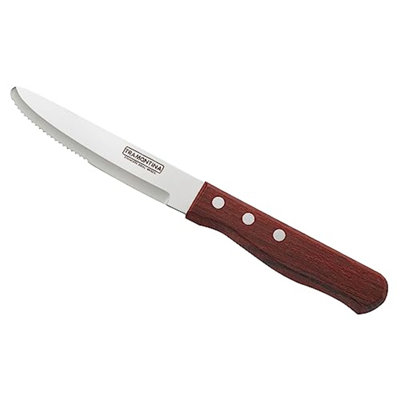 5 In. Jumbo Steak Knife - Rounded Tip/Polywood Handle