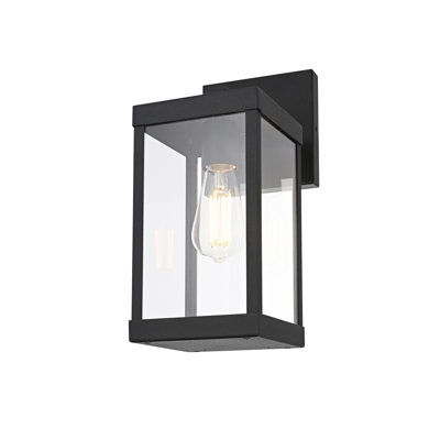Peter Outdoor Wall Sconce in Black