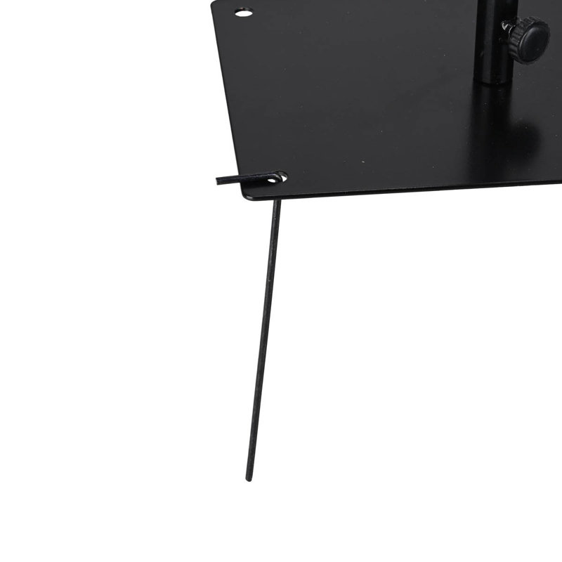  Support de plancher à couronne 3 pièces avec décoration de Noël en métal robuste pour la décoration intérieure / extérieure des fêtes