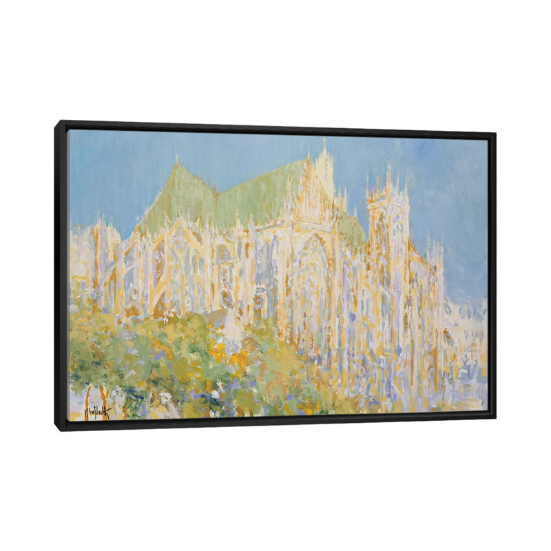 « cathedral iii », reproduction sur toile, H 18 po x l 26 po x P 1,5 po, Toile avec cadre noir, Pas de tapis