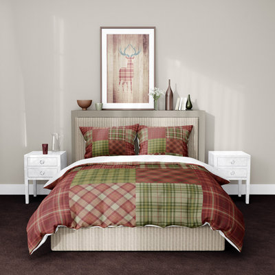 Bedding Sets Polyester Box Stitch Patchwork Duvet Cover & Insert
