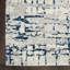 Tapis abstrait bleu marine / gris-1428753487