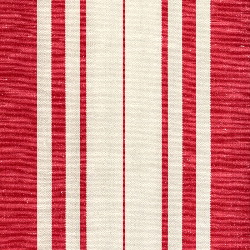 Baldwin Stripe Fabric, Poppy