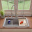 Évier de cuisine encastré et encastré en argile réfractaire à simple cuve à montage sur plan 32 po x 19 po ALFI Brand ABFS3219SUD-W-119696293