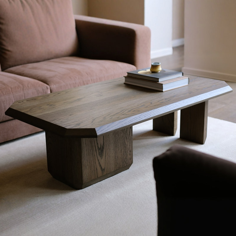 Table basse American Country, H 15,7 po x L 63 po x l 27,6 po