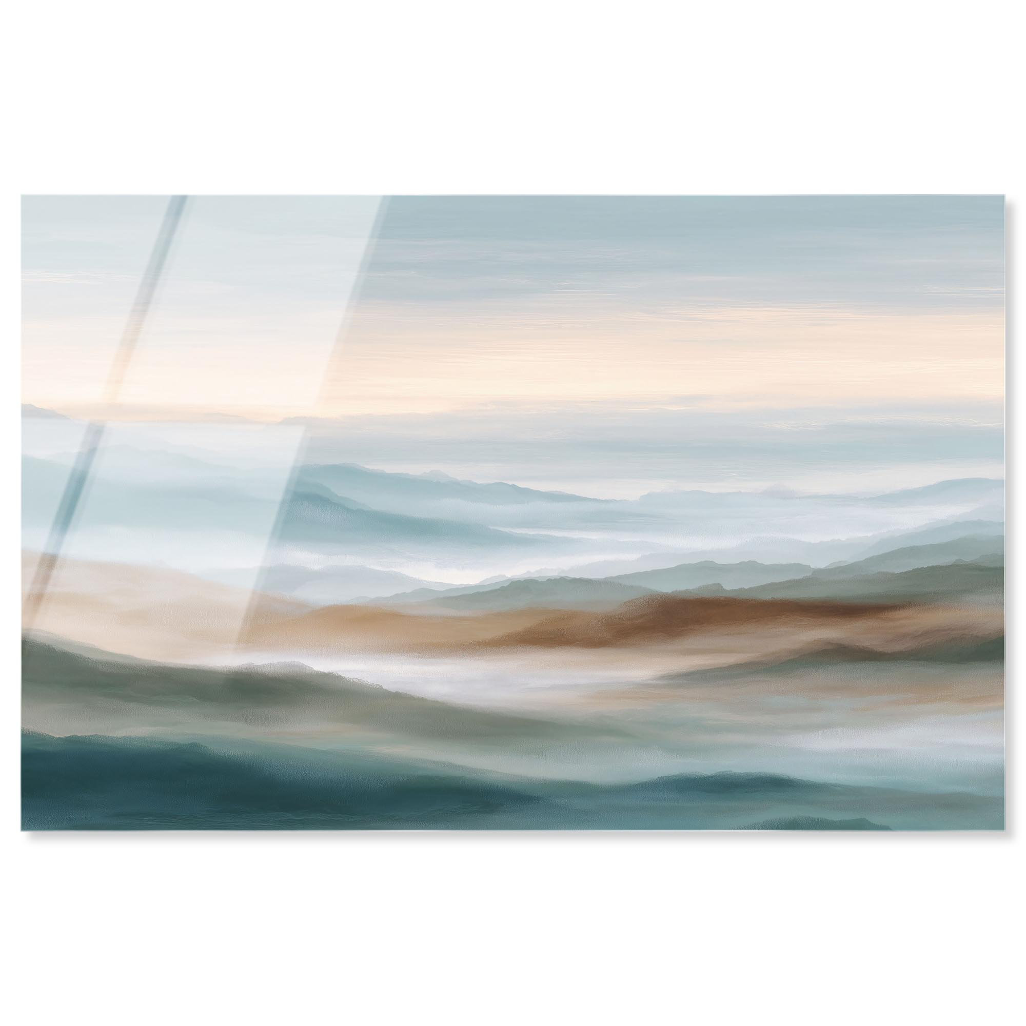 Muted Abstract Hokku Designs Nuance of the Range III Acrylic Muted Abstract Art by Art ...