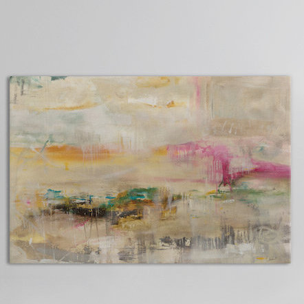 « luxe galaxy », reproduction d’art sur toile tendue encadrée, H 8 po x l 12 po x P 0,75 po