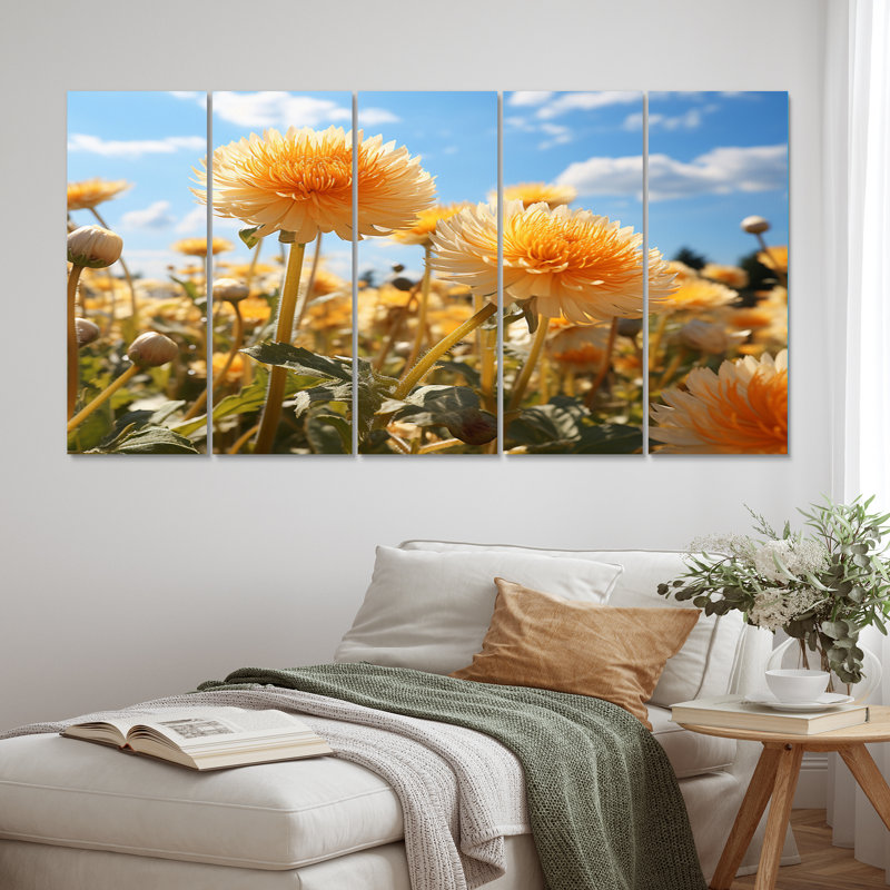 Ensemble de salon Dandelion Sunlit Petals I - Floral
