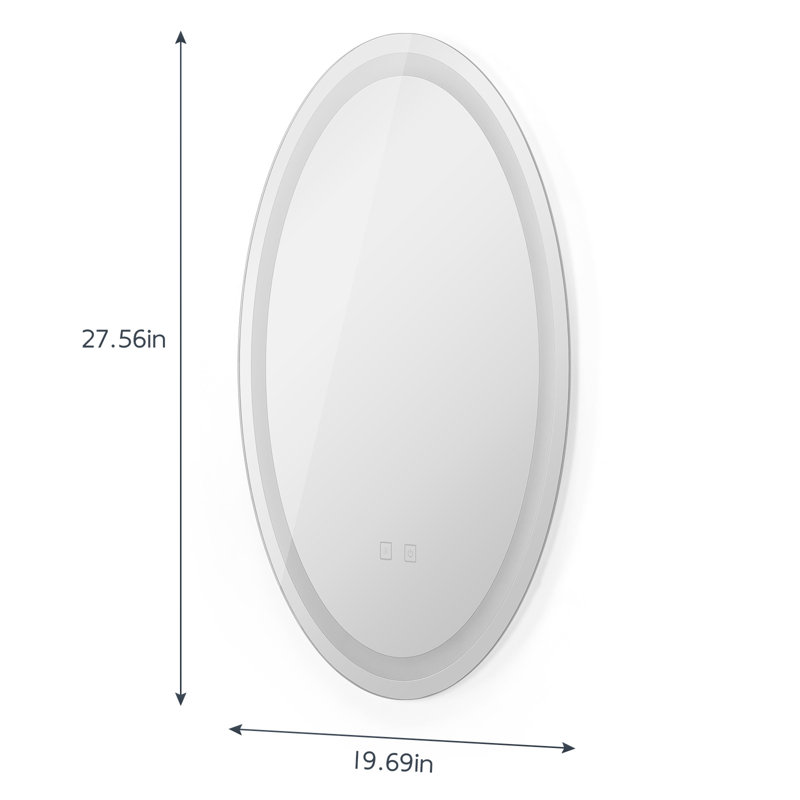 LED Square and Circular Environmentally-friendly Mirror Lamp