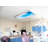 Cloud Classroom Fluorescent Light Covers for Ceiling Lights - For 2x4 Light Fixture - by Octo Lights