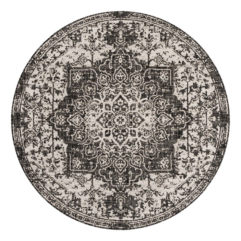 Amada Dubai Indoor/Outdoor Rug, Round 6'7"