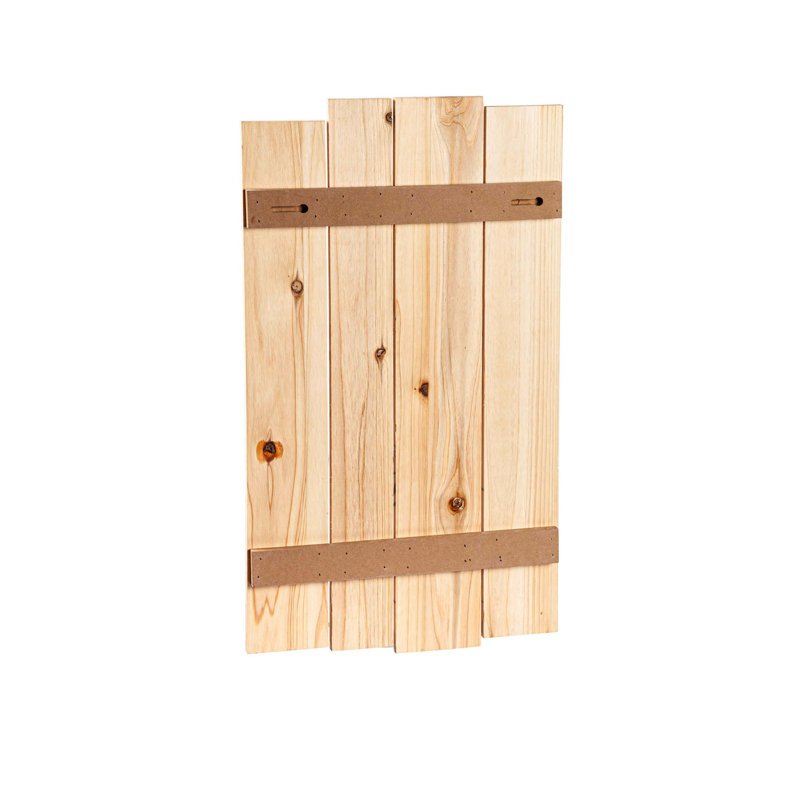 Décoration murale en bois peint
