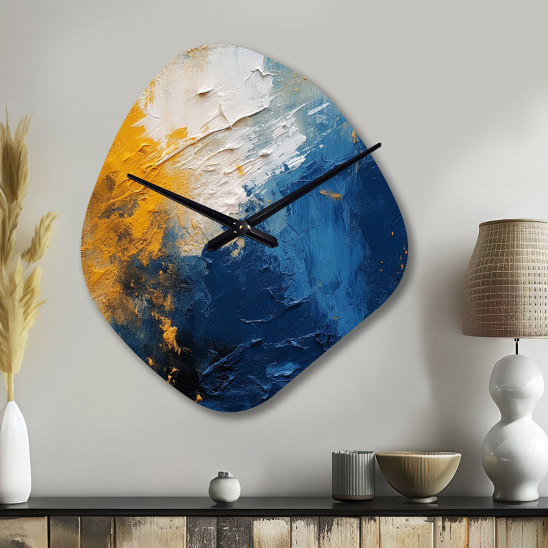 Horloge murale en métal Mancino, Petit
