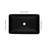 22" L Matte Black Glass Bathroom Sink. Faucet And Pop-Up Drain. Classic Style. To Rust Corrosion. Complete Kit Sink With Rectangular Bowl. Elegant Design. Corrosion . All-Inclusive
