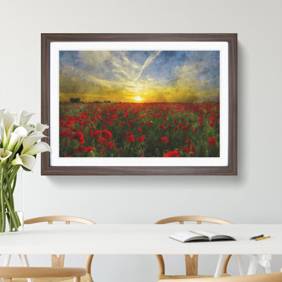 Field of Poppies Vol.3 - Framed Print