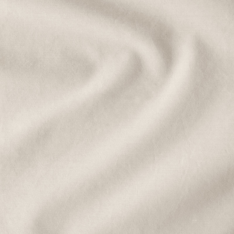 260 Thread Count Organic Cotton Percale Fitted Sheet, Twin XL Fitted Sheet, French Beige