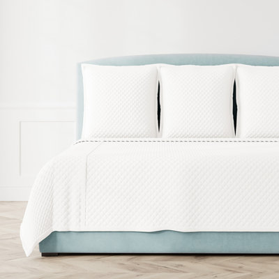 Faux Flax Coverlet Set