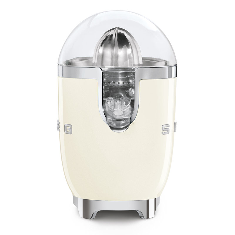 SMEG 50's Retro Style Aesthetic Citrus Juicer, Cream