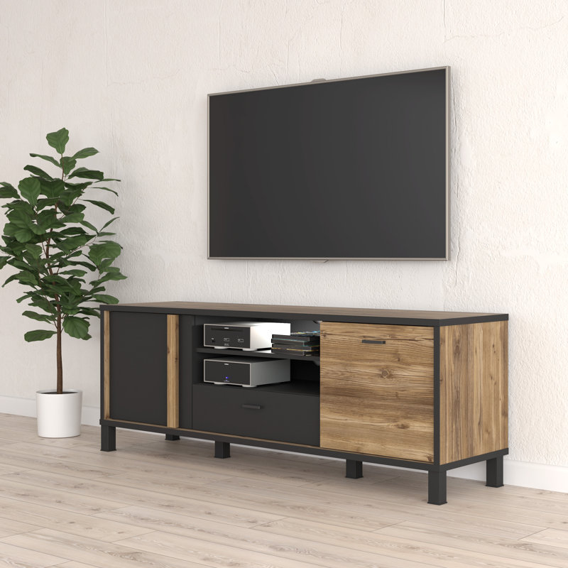 Caramont Unfinished TV Stand for TVs up to 65"