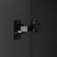 22 po X P 12 po P x 26 po Meuble-lavabo simple H en noir avec lavabo en céramique