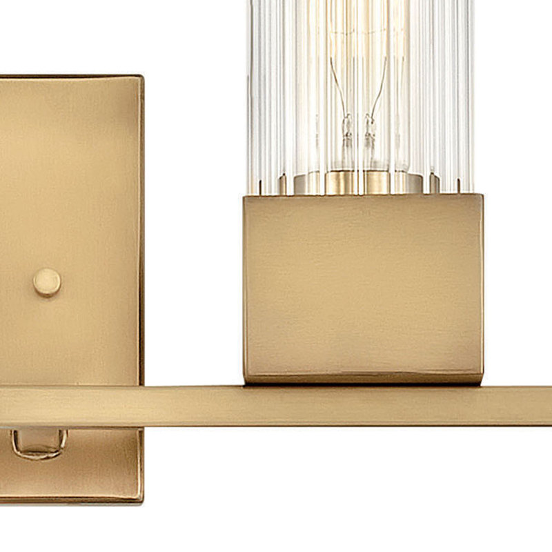 Éclairage pour salle de bain 4 lumières Xander, Laiton héritage