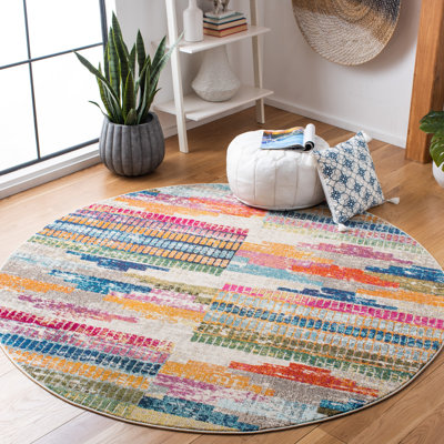 Felty Abstract Area Rug