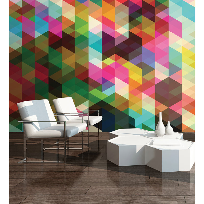 Panneau mural géométrique Bahrie L 10 pi x l 94 po