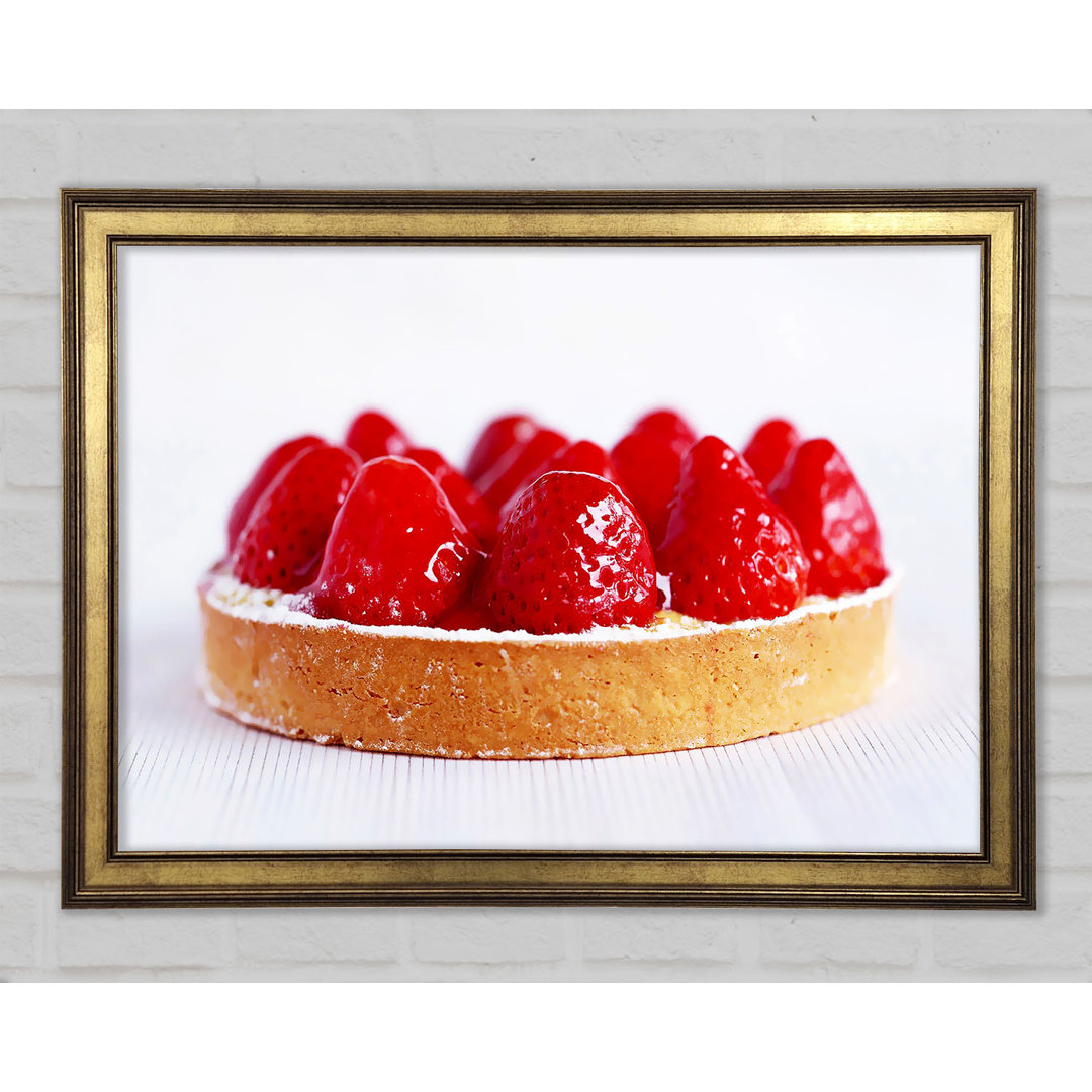 Strawberry Tart - Einzelne Bilderrahmen Kunstdrucke